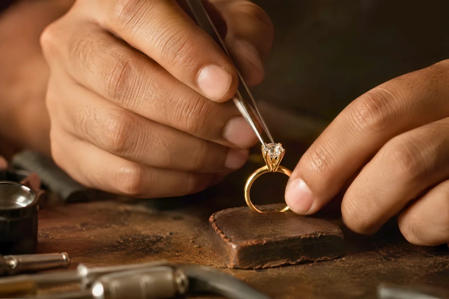 The craftsmanship behind every Solitaire piece
